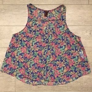 Forever 21 button up sheer tank